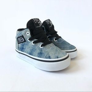 Vans Half Cab Acid Wash Denim